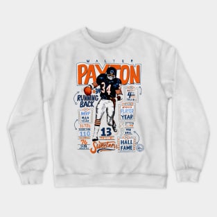 Walter Payton Chicago Stats Crewneck Sweatshirt